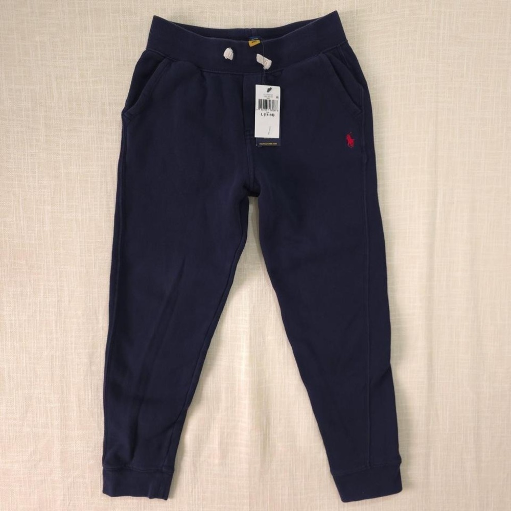 POLO RALPH LAUREN KIDS drawstring joggers - L (14-16)